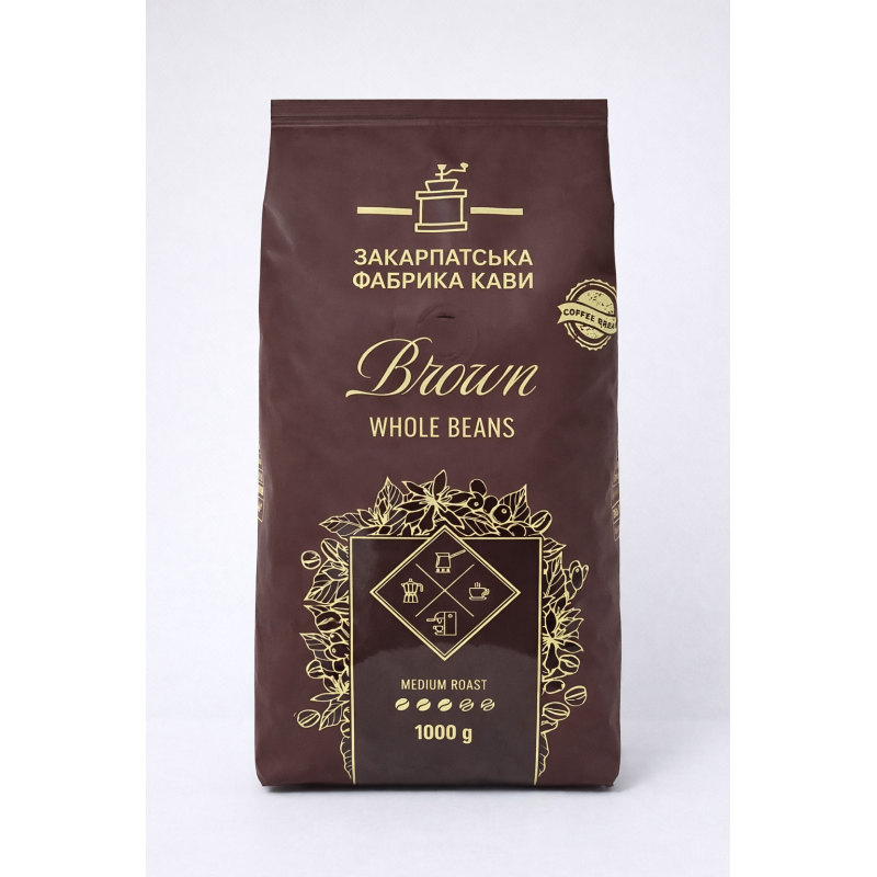 ZFC BROWN  кава в зернах 1кг 