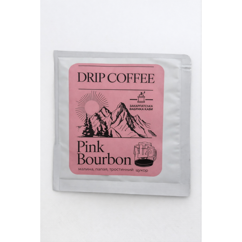 ZFC DRIP COFFEE PINK BOURBON кава мелена порційна 12г 