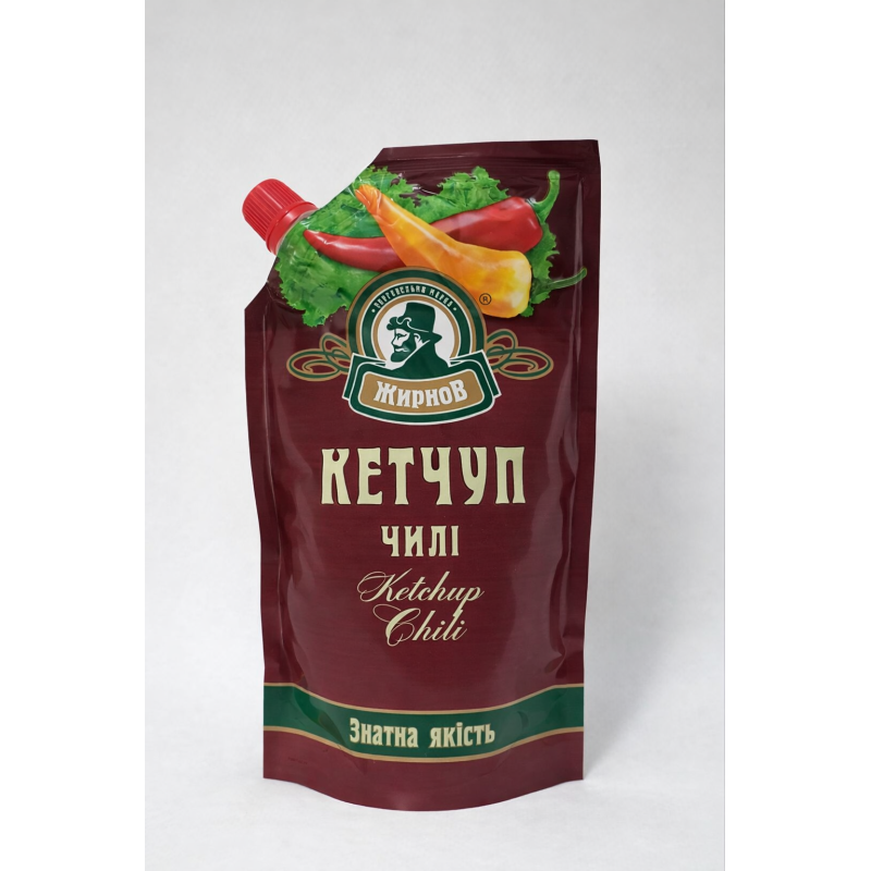 Кетчуп Чілі ТМ "Жирнов"  300гр 