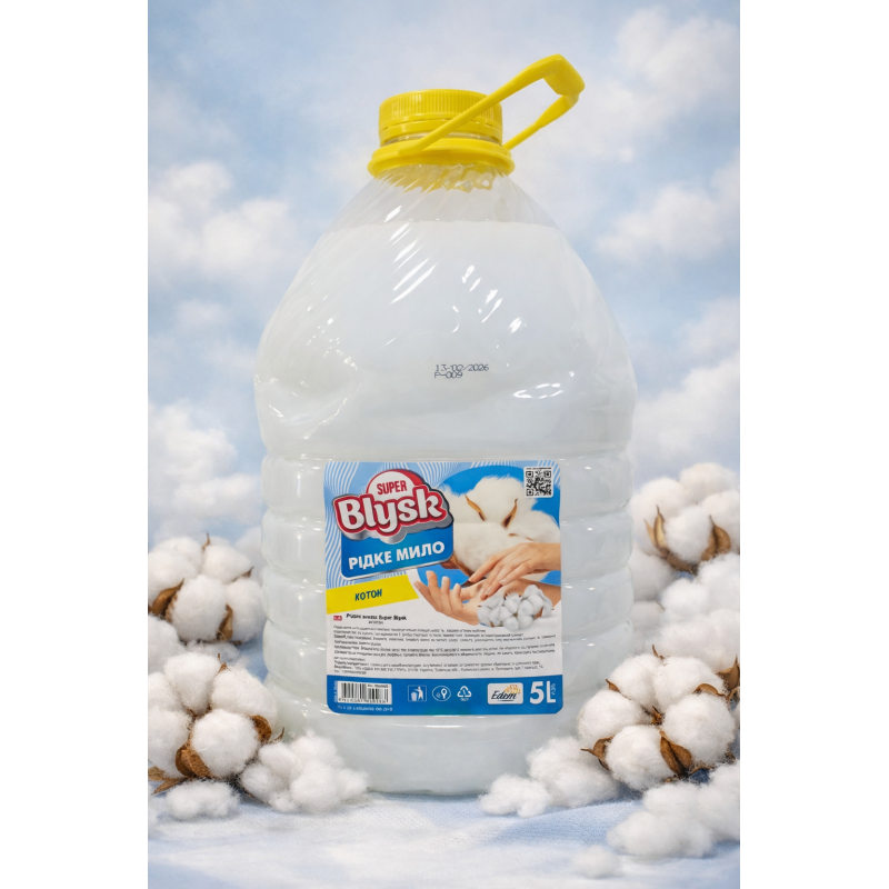 Рідке мило Cotton Super Blysk 5 л Рідке мило Cotton Super Blysk 5 л