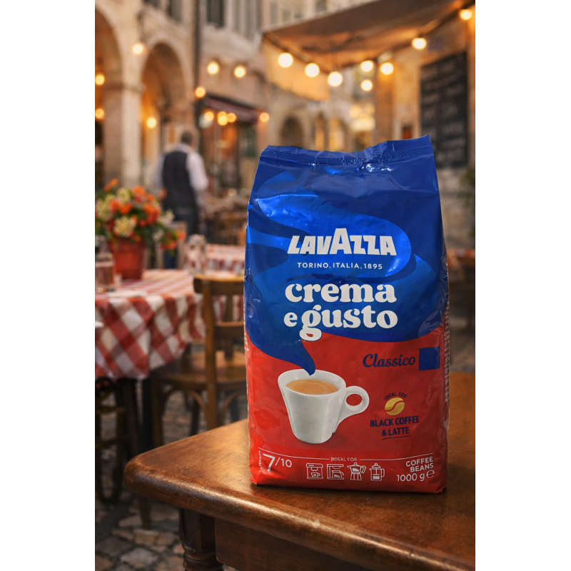 Кава в зернах LaVazza Crema e Gusto Classico  1кг