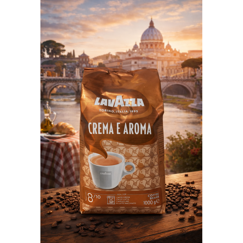Кава  в зернах Lavazza CremaEAroma 1кг