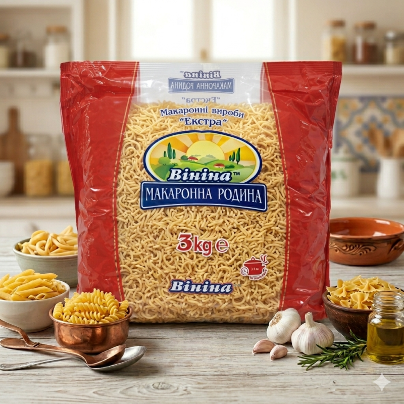 Макарони Вініна "Червачок" 3 кг