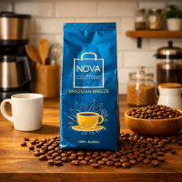 NOVA COFFE BRAZILIAN BREEZE кава в зернах 250гр 