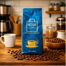 NOVA COFFE BRAZILIAN BREEZE кава в зернах 250гр 