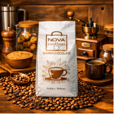 NOVA COFFE WARM CHOCOLATE кава в зернах 1кг 
