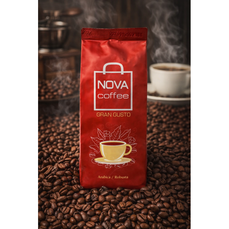 NOVA COFFEE GRAND GUSTO кава в зернах 250 гр
