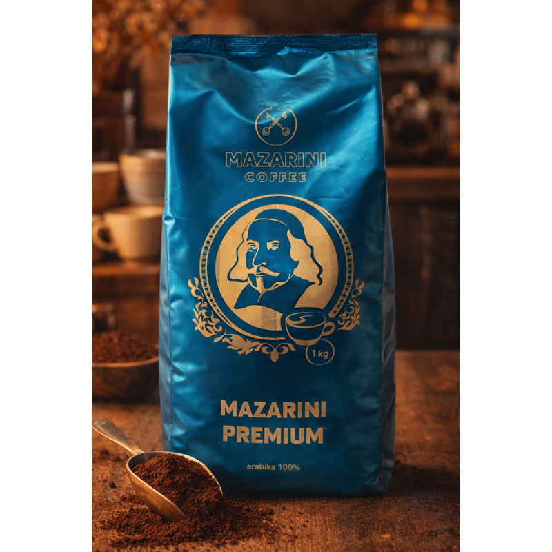 ZFC MAZARINI PREMIUM кава мелена 1 кг 