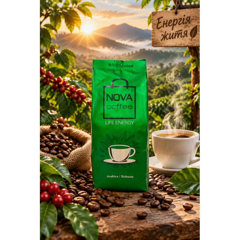 NOVA COFFEE LIFE ENERGY  — кава в зернах 250 г