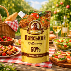 Майонез ТМ Жирнов "Панський" 60% 300гр