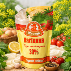 Соус Майонезний ТМ "Жирнов" Лагідний 30%  550гр