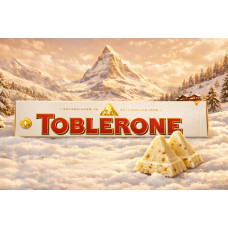 Шоколад Toblerone білий шоколад із медово‑горіховим смаком 100гр 