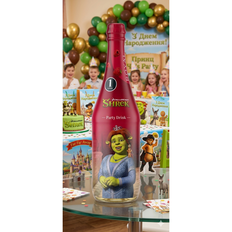 Дитяче шампанське з Смаком Малини "Shrek" 0.750мл