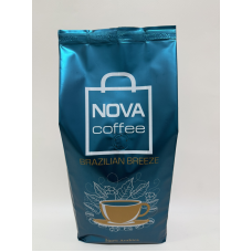 Кава натуральна смажена в зернах ТМ "Nova coffe" Brazilian Breeze 1кг.