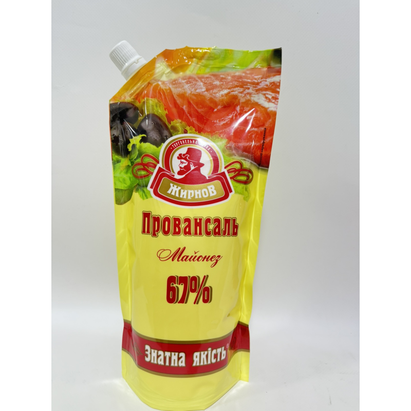 Майонез  ТМ Жирнов "Провансаль" 67% д/п 550гр/12шт