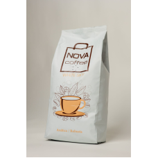   Кава 1кг "NOVA coffee" White Sky(БІЛА) зерно"60%арабіка 40%робуста