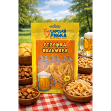Риба до пива Стружка Кальмара  "Царська Рибка"  36гр