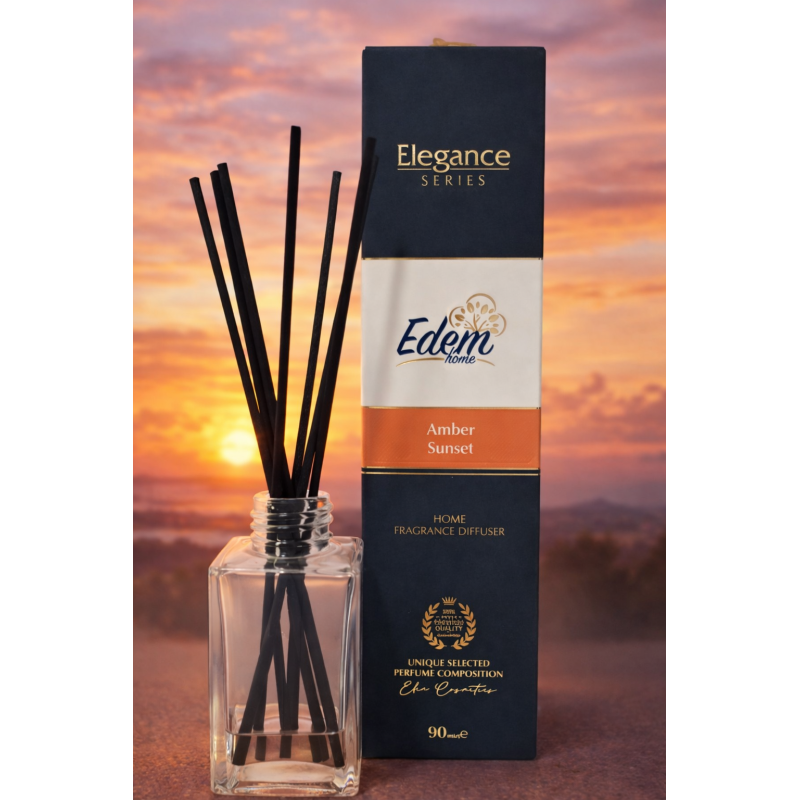 Ароматичний дифузор Edem Elegance Amber Sunset 90 мл Ароматичний дифузор Edem Elegance Amber Sunset 90 мл