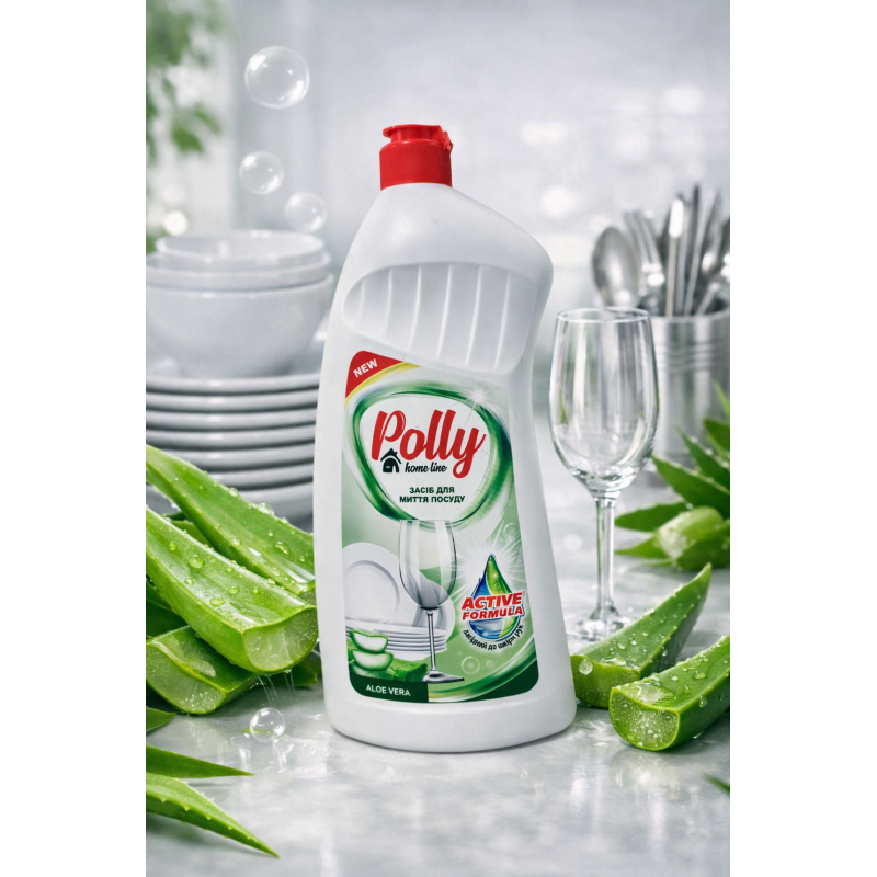 Засіб для миття посуду Polly Aloe Vera 1 л Засіб для миття посуду Polly Aloe Vera 1 л