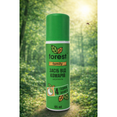 Спрей-репелент  аерозоль проти комарів та москітів  Forest Family 65мл