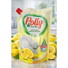 Засіб для миття посуду Polly Lemon 0,5мл (дой-пак)